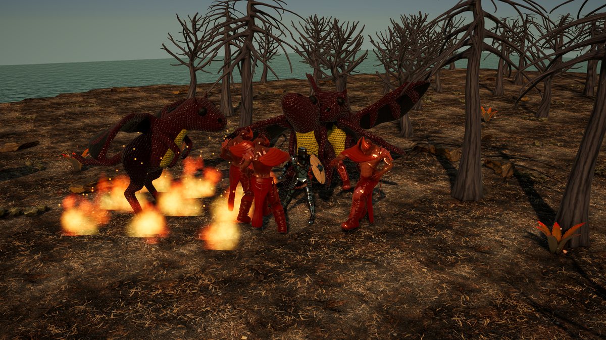 Fire demons